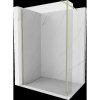 Mexen Kioto sprchová stena Walk-in 145 x 40 cm, transparentná, zlatá - 800-145-212-50-00-040 Mexen Kioto sprchová stena Walk-in 145 x 40 cm, transparentná, zlatá - 800-145-212-50-00-040
