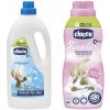 Chicco Prostriedok prací detský Sensitive 1,5 l + Aviváž koncentrovaná Kvetinové objatie 750 ml