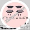 ZIMMERMANN Sada brzdových platničiek kotúčovej brzdy 24537.160.3 ZIMMERMANN Sada brzdových platničiek kotúčovej brzdy 24537.160.3