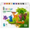 Hey Clay Modelína– lesné zvieratká, 15 kelímkov, samoschnúca hmota 3+