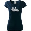 Cyclo duo Pure dámske tričko Tmavomodrá veľmi tmavá skoro čierna