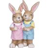 MagicHome, Zajac a zajačica, keramika, 34x19x51 cm