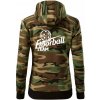 Florbal team - Mikina dámska trendy zipper s kapucňou - L ( Hnedý maskáč ) Florbal team - Mikina dámska trendy zipper s kapucňou - L ( Hnedý maskáč )