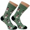Dospelé ponožky Snehuliak Servác - 37-41 / zelená Dospelé ponožky Snehuliak Servác - 37-41 / zelená
