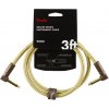 Fender Deluxe Series 3' Instrument Cable Tweed Fender Deluxe Series 3' Instrument Cable Tweed