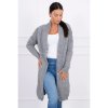 Dámsky sveter s vrkočmi MI2019 1 šedý Dámsky sveter s vrkočmi MI2019 1 šedý