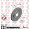 Brzdový kotúč ZIMMERMANN 180.2018.52 Brzdový kotúč ZIMMERMANN 180.2018.52