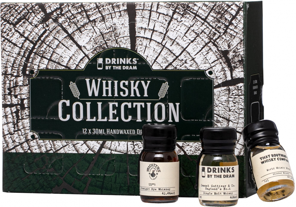 Drinks by The Dram Kalendár Whisky Collection 44,4% 12 x 0,03 l (set)