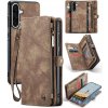 Multifunkčné peňaženkové puzdro CaseMe Detachable hnedé – Samsung Galaxy A56 Multifunkčné peňaženkové puzdro CaseMe Detachable hnedé – Samsung Galaxy A56