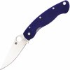 Spyderco Military Model G-10 Dark Blue CPM S110V C36GPDBL Spyderco Military Model G-10 Dark Blue CPM S110V C36GPDBL