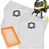 10 x Vrecká do vysávača KARCHER WD4 WD5 WD6 MV4 MV5 MV6 V25 V30 V20 + Filter 10 x Vrecká do vysávača KARCHER WD4 WD5 WD6 MV4 MV5 MV6 V25 V30 V20 + Filter
