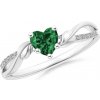 Mabell Dámsky strieborný prsteň ZINA SK221DR27217R GREEN 5C45 Mabell Dámsky strieborný prsteň ZINA SK221DR27217R GREEN 5C45