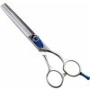 Pro Feel Japan Blue Cobalt EN630 efilačné profi nožnice na vlasy 6 '- skrutka s kamienkami Pro Feel Japan Blue Cobalt EN630 efilačné profi nožnice na vlasy 6 '- skrutka s kamienkami