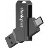 AppleMix 128GB LENOVO 2v1 Flash disk pre Apple iPhone / iPad / MacBook - USB-C / USB-A - kovový - sivý
