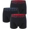 TOMMY HILFIGER - boxerky 3PACK eco friendy cotton stretch black / blue & red wine bold logo waist-M (77-88 cm) TOMMY HILFIGER - boxerky 3PACK eco friendy cotton stretch black / blue & red wine bold logo waist-M (77-88 cm)