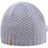 Kama Pletená Merino čepice AW63 světle šedá