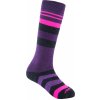 Sensor Ponožky Slope Merino dětské černá/růžová/fialová