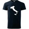 Taliansko obrys - Klasické pánske tričko vyššej gramáže - 2XL ( Tmavomodrá (takmer čierna) ) Taliansko obrys - Klasické pánske tričko vyššej gramáže - 2XL ( Tmavomodrá (takmer čierna) )