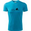 Piano ekg - krídlo - Pánske tričko Fantasy športové - 3XL ( Svetlý tyrkys ) Piano ekg - krídlo - Pánske tričko Fantasy športové - 3XL ( Svetlý tyrkys )