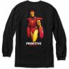 pánske tričko PRIMITIVE (MARVEL x MOEBIUS) IRON MAN LS TEE Black XL pánske tričko PRIMITIVE (MARVEL x MOEBIUS) IRON MAN LS TEE Black XL
