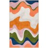 Oranžový prateľný koberec 80x150 cm Squiggly Orange – Mila Home Oranžový prateľný koberec 80x150 cm Squiggly Orange – Mila Home