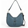 Dámska kožená kabelka cez rameno džínsovo modrá - Delami Dajána modrá Dámska kožená kabelka cez rameno džínsovo modrá - Delami Dajána modrá