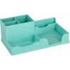 TIPTOP OFFICE stojan na perá a kancelárske drobnosti, 6 priehradiek, plastový, pastelovo zelený TIPTOP OFFICE stojan na perá a kancelárske drobnosti, 6 priehradiek, plastový, pastelovo zelený