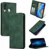 Huawei P30 Lite green retro ultra slim magnetické bočné otváranie flipové kožené puzdro s držiakom kariet Huawei P30 Lite green retro ultra slim magnetické bočné otváranie flipové kožené puzdro s držiakom kariet