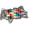 Diera 3D fototapeta nálepka Geometrické pozadie 95x73 cm Diera 3D fototapeta nálepka Geometrické pozadie 95x73 cm