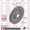 Brzdový kotúč ZIMMERMANN 460.1554.52 Brzdový kotúč ZIMMERMANN 460.1554.52