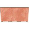 PROSPERPLAST Truhlík URBI CASE BETON EFFECT terakota 39,5 x 18,5 x 19,5 cm PROSPERPLAST Truhlík URBI CASE BETON EFFECT terakota 39,5 x 18,5 x 19,5 cm