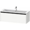 Duravit Ketho.2 - Umývadlová skrinka, 44x121x48 cm, 1 zásuvka, matná biela K25065018180000 Duravit Ketho.2 - Umývadlová skrinka, 44x121x48 cm, 1 zásuvka, matná biela K25065018180000