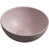 MINOR betónové umývadlo na dosku, priemer 26cm, ružové MINOR betónové umývadlo na dosku, priemer 26cm, ružové