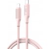 Kabel XO NB-Q265A PD USB-C - Lightning 1,0 m 27W růžový Kabel XO NB-Q265A PD USB-C - Lightning 1,0 m 27W růžový