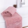 Matějovský Lumina Beige bavlnené uteráky osušky old rose staroružová 50x100 cm