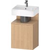 Duravit Qatego skrinka 44x35x64.5 cm závesná kúpeľňová skrinka pod umývadlo dub QA4076R30300000 Duravit Qatego skrinka 44x35x64.5 cm závesná kúpeľňová skrinka pod umývadlo dub QA4076R30300000