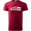 Evolúcia traktor - Klasické pánske tričko vyššej gramáže - 3XL ( Marlboro červená ) Evolúcia traktor - Klasické pánske tričko vyššej gramáže - 3XL ( Marlboro červená )