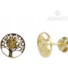ADANITO BRN1155G - Zlaté náušnice strom života 1.08 g ADANITO BRN1155G - Zlaté náušnice strom života 1.08 g