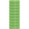 VidaXL Hotelové uteráky, 10 ks, zelené, 30x50 cm, bavlna 100 % VidaXL Hotelové uteráky, 10 ks, zelené, 30x50 cm, bavlna 100 %