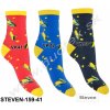 STEVEN Vzorované ponožky Steven-159-41 VK42-modrá 35-37(23-24) STEVEN Vzorované ponožky Steven-159-41 VK42-modrá 35-37(23-24)