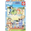 Drevené puzzle Bluey Educa 2x50 dielov Drevené puzzle Bluey Educa 2x50 dielov