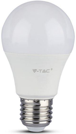 V-TAC Profesionálna LED žiarovka E27 A60 9W so SAMSUNG čipmi, Studená biela 6000 6500K
