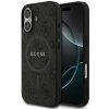Zadný kryt Guess PU Leather 4G Colored Ring MagSafe pre iPhone 17 Čierny Zadný kryt Guess PU Leather 4G Colored Ring MagSafe pre iPhone 17 Čierny