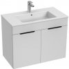 Jika Cube - biela skrinka + keramické umývadlo 80 cm Jika Cube - biela skrinka + keramické umývadlo 80 cm