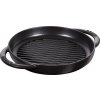 Staub litinová grilovací pánev kulatá grafitově šedá 30 cm