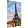Vertikálny fotoobraz na skle Eiffelová veža Paríž 50x100 cm Vertikálny fotoobraz na skle Eiffelová veža Paríž 50x100 cm