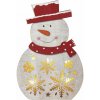 EMOS SK s.r.o. Lighting LED vianočný snehuliak drevený, 30 cm, 2x AAA, vnútorný, teplá biela, časovač - DCWW07 EMOS SK s.r.o. Lighting LED vianočný snehuliak drevený, 30 cm, 2x AAA, vnútorný, teplá biela, časovač - DCWW07