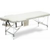 Body Fit Hliníkový masážny stôl BodyFit 2 segmentový - krémový,195 x 70,5cm Body Fit Hliníkový masážny stôl BodyFit 2 segmentový - krémový,195 x 70,5cm