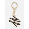 KĽÚČENKA KARL LAGERFELD K/AUTOGRAPH ENAMEL KEYCHAIN BLACK/GOLD KĽÚČENKA KARL LAGERFELD K/AUTOGRAPH ENAMEL KEYCHAIN BLACK/GOLD