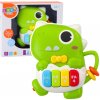 LEAN TOYS Mini piano pre batoľatá, dinosaurus, zelené svetlá a zvuky LEAN TOYS Mini piano pre batoľatá, dinosaurus, zelené svetlá a zvuky
